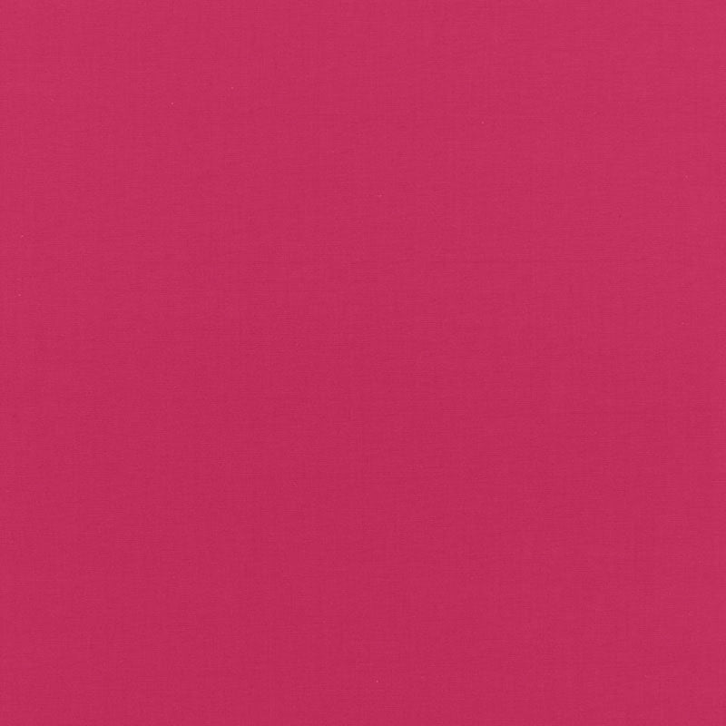 Schumacher Beckford Cotton Plain Cerise Fabric