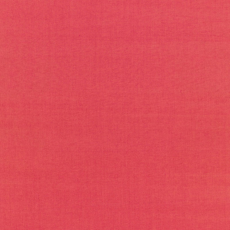 Schumacher Beckford Cotton Plain Azalea Fabric
