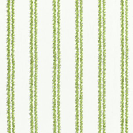 Schumacher Paloma Embroidery Grass Fabric - Eade's Wallpaper