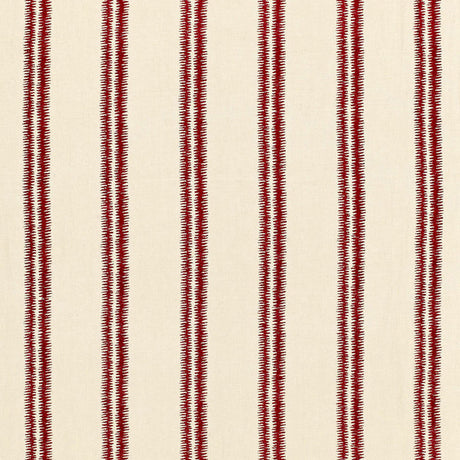 Schumacher Paloma Embroidery Fez Fabric - Eade's Wallpaper