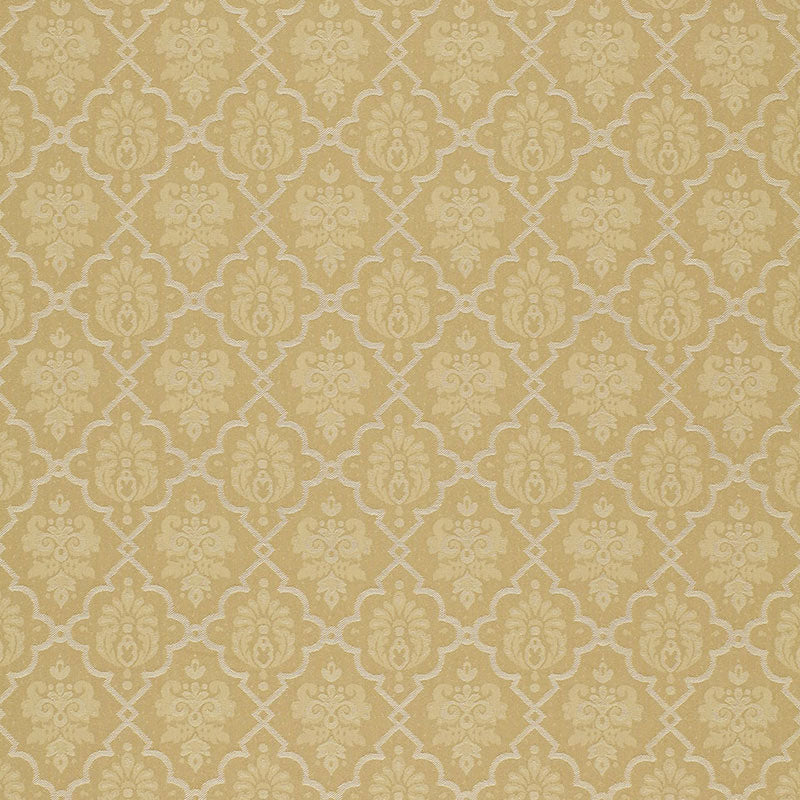 Schumacher Hedgerow Trellis Indoor/Outdoor Camel Fabric