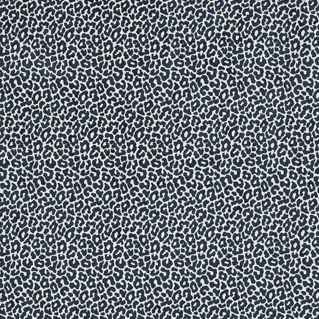Schumacher Madeleine Velvet Midnight Fabric - Eade's Wallpaper
