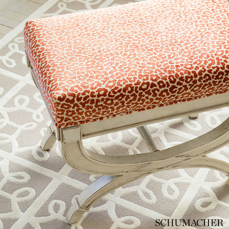 Schumacher Madeleine Velvet Grenadine Fabric - Eade's Wallpaper