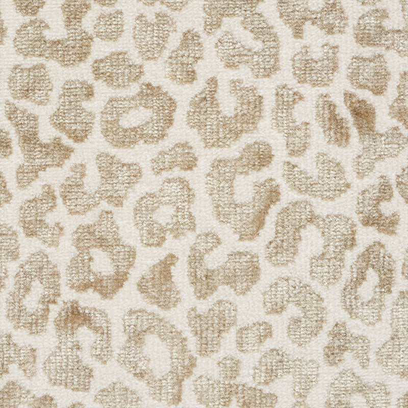Schumacher Madeleine Velvet Natural Fabric - Eade's Wallpaper