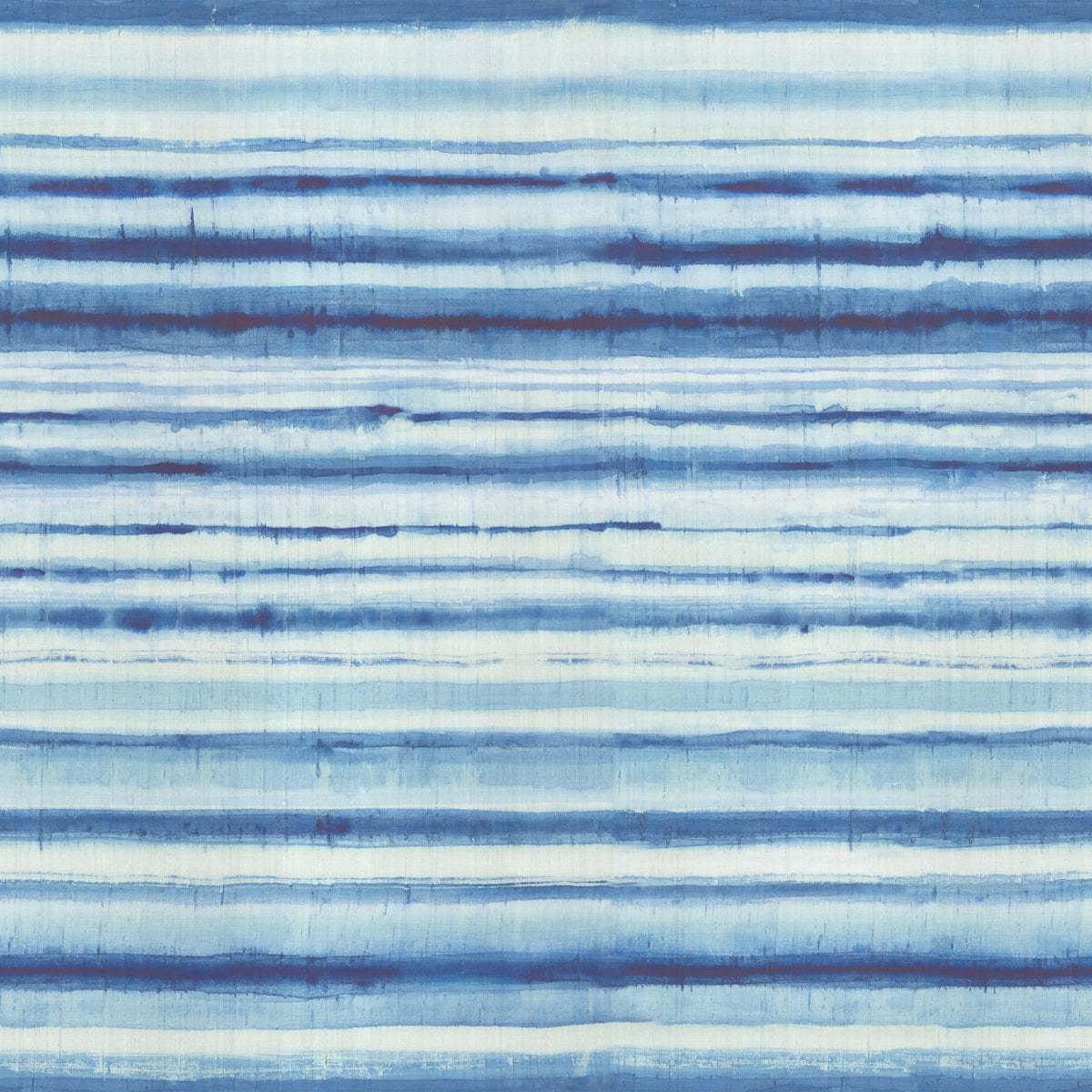 Schumacher Habotai Stripe Indigo Wallpaper