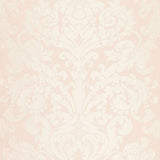 Schumacher Chateau Silk Damask Blush Fabric