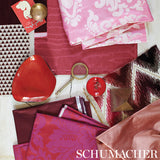 Schumacher Chateau Silk Damask Springtime Fabric