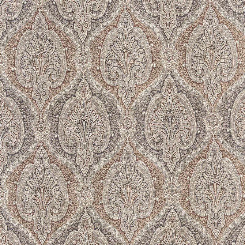 Schumacher Odalisque Tabac Fabric - Eade's Wallpaper
