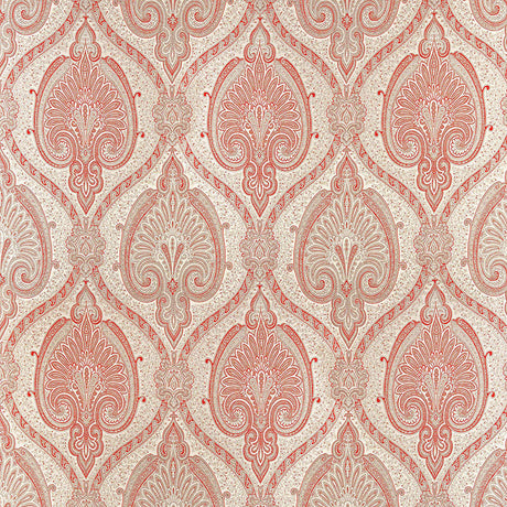 Schumacher Odalisque Cinnabar Fabric - Eade's Wallpaper