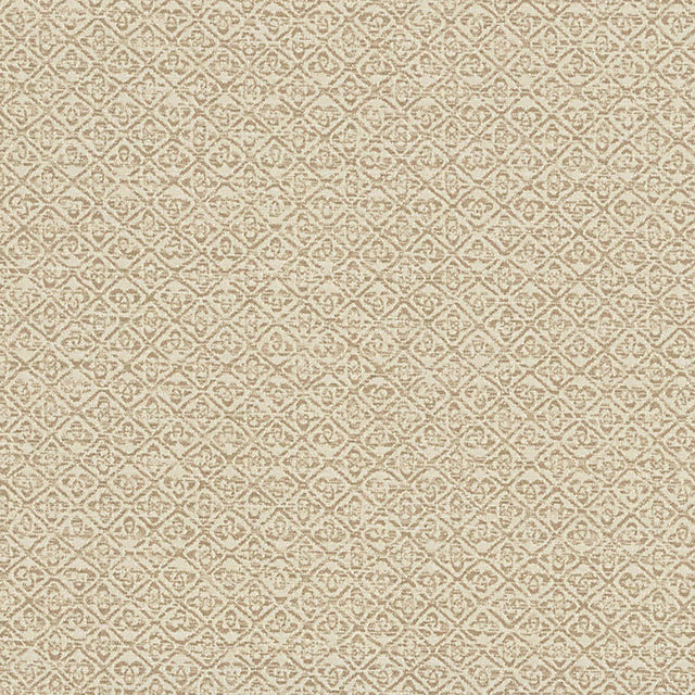 Schumacher 69022 SARONG WEAVE INDOOR/OUTDOOR in WHITE SAND F
