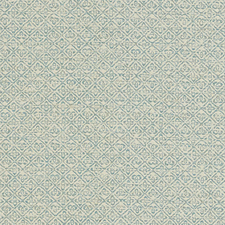 Schumacher Sarong Weave Indoor/Outdoor Mediterranean Fabric - Eade's Wallpaper
