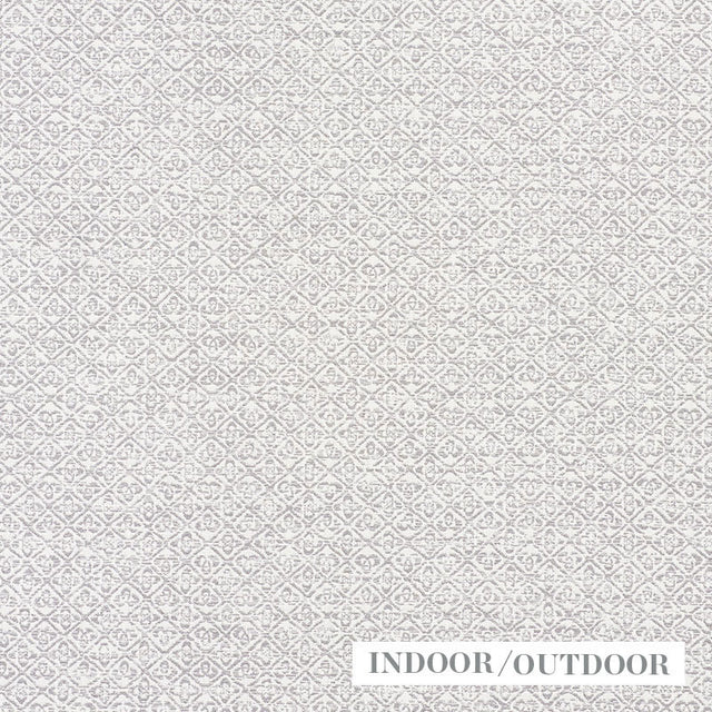 Schumacher Sarong Weave Indoor/Outdoor Grey Fabric - Eade's Wallpaper