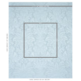 Schumacher Colette Linen/Silk Damask Chambray Fabric