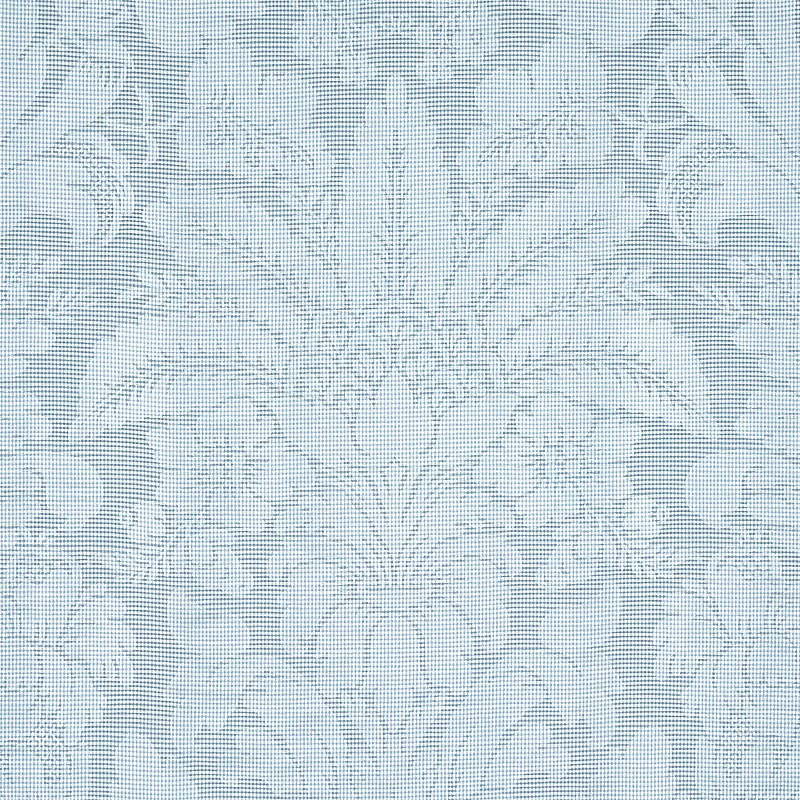 Schumacher Colette Linen/Silk Damask Chambray Fabric