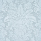 Schumacher Colette Linen/Silk Damask Chambray Fabric