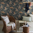 Schumacher 6920 WILD FOREST in MIDNIGHT Wallpaper - BORÃ…STA