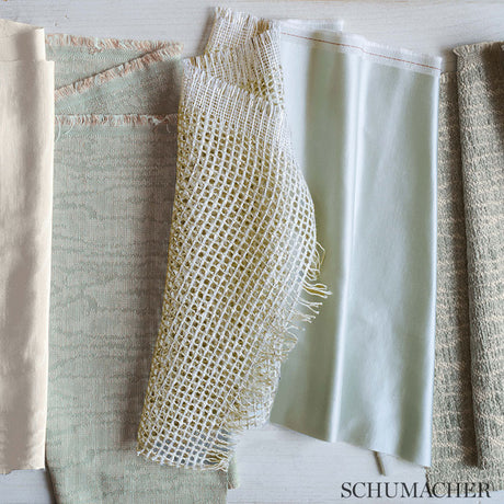 Schumacher Faux Bois Linen Celestial Fabric
