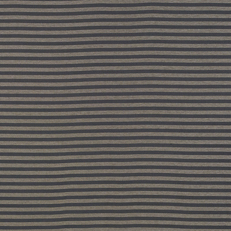 Schumacher Geoffrey Metallic Stripe Carbon Fabric