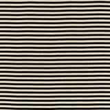 Schumacher Geoffrey Metallic Stripe Obsidian Fabric