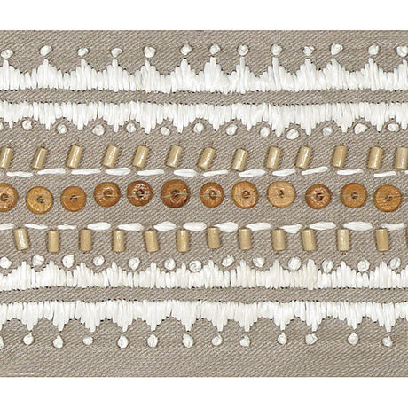 Schumacher 69292 Tonga Tape in SEA OYSTER Trim - MARY MCDONA