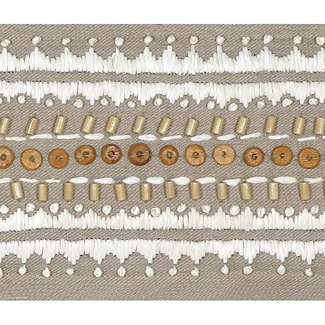 Schumacher 69292 Tonga Tape in SEA OYSTER Trim - MARY MCDONA