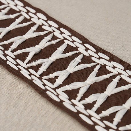 Schumacher 69307 TIKKI TAPE in BROWN Trim - MARY MCDONALD