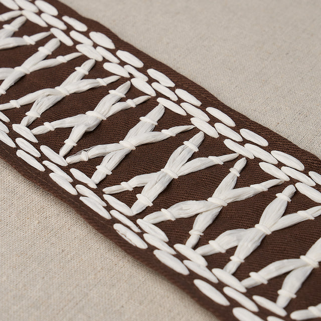 Schumacher 69307 TIKKI TAPE in BROWN Trim - MARY MCDONALD