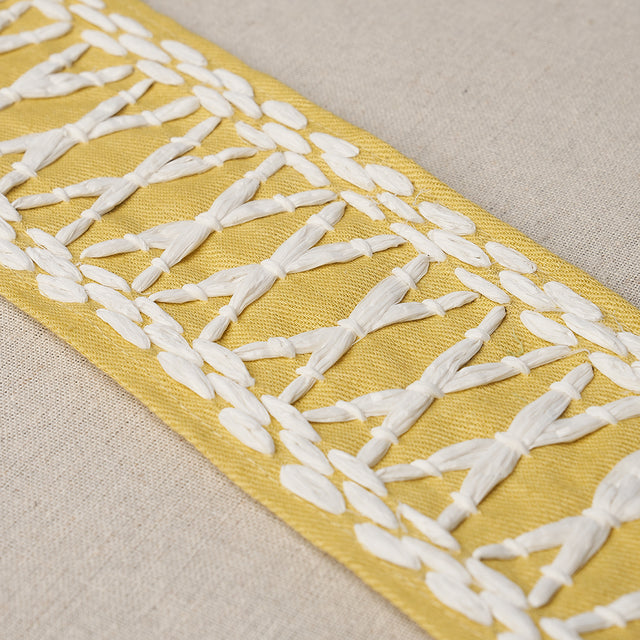 Schumacher 69308 TIKKI TAPE in YELLOW Trim - MARY MCDONALD