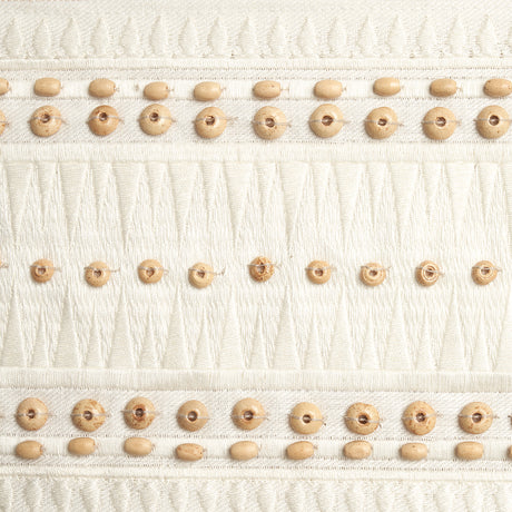 Schumacher 69312 TAHITI TAPE in IVORY Trim - MARY MCDONALD