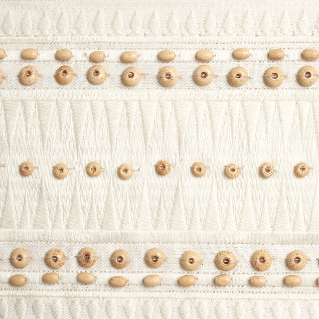 Schumacher 69312 TAHITI TAPE in IVORY Trim - MARY MCDONALD