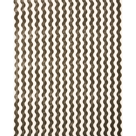 Schumacher The Wave Velvet Grey Fabric - Eade's Wallpaper