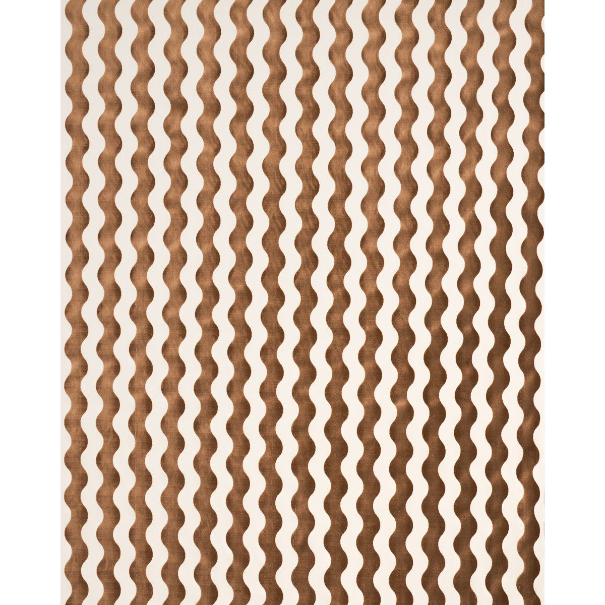 Schumacher The Wave Velvet Camel Fabric