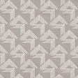 Schumacher V Step Pale Grey Fabric - Eade's Wallpaper