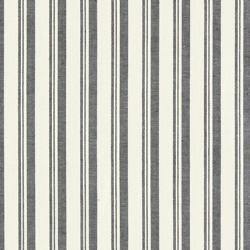 Schumacher Capri Black/White Fabric