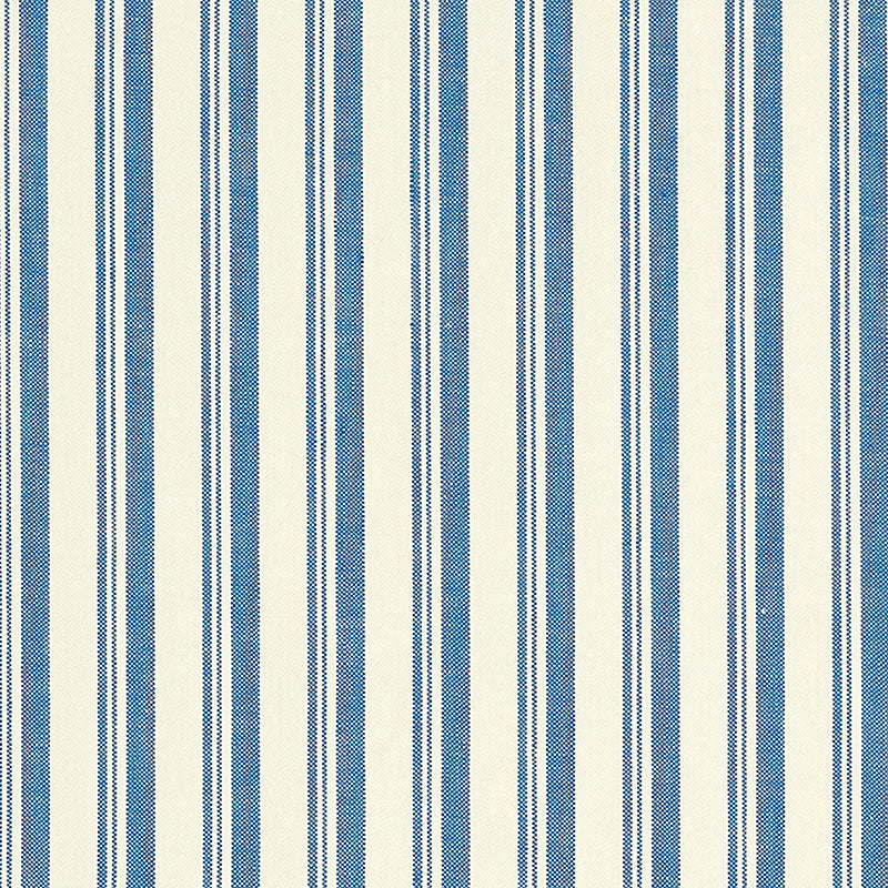 Schumacher Capri Navy/White Fabric