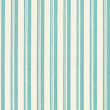 Schumacher Capri Aqua/White Fabric