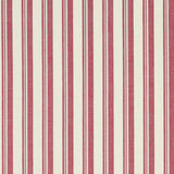 Schumacher Capri Red/White Fabric