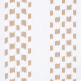 Schumacher Izmir Ikat Stripe Sand Fabric