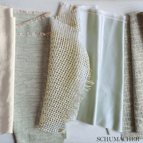 Schumacher 69672 CALVIN SHEER in GOLD DUST Fabric - ESSENTIA