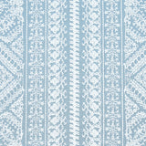 Schumacher Toledo Embroidery Chambray Fabric - Eade's Wallpaper