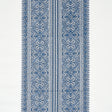 Schumacher Toledo Embroidery Navy Fabric - Eade's Wallpaper