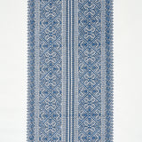 Schumacher Toledo Embroidery Navy Fabric - Eade's Wallpaper