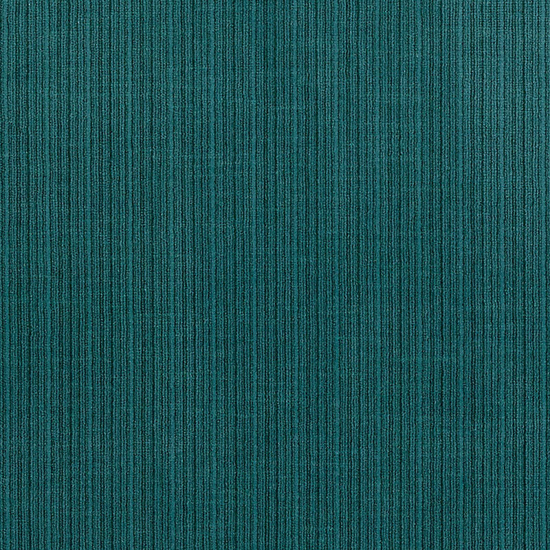 Schumacher Antique Strie Velvet Peacock Fabric