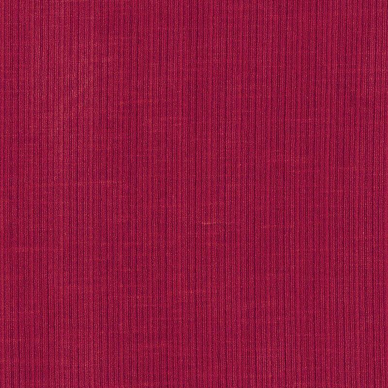 Schumacher Antique Strie Velvet Crimson Fabric