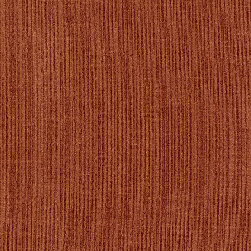 Schumacher Antique Strie Velvet Russet Fabric