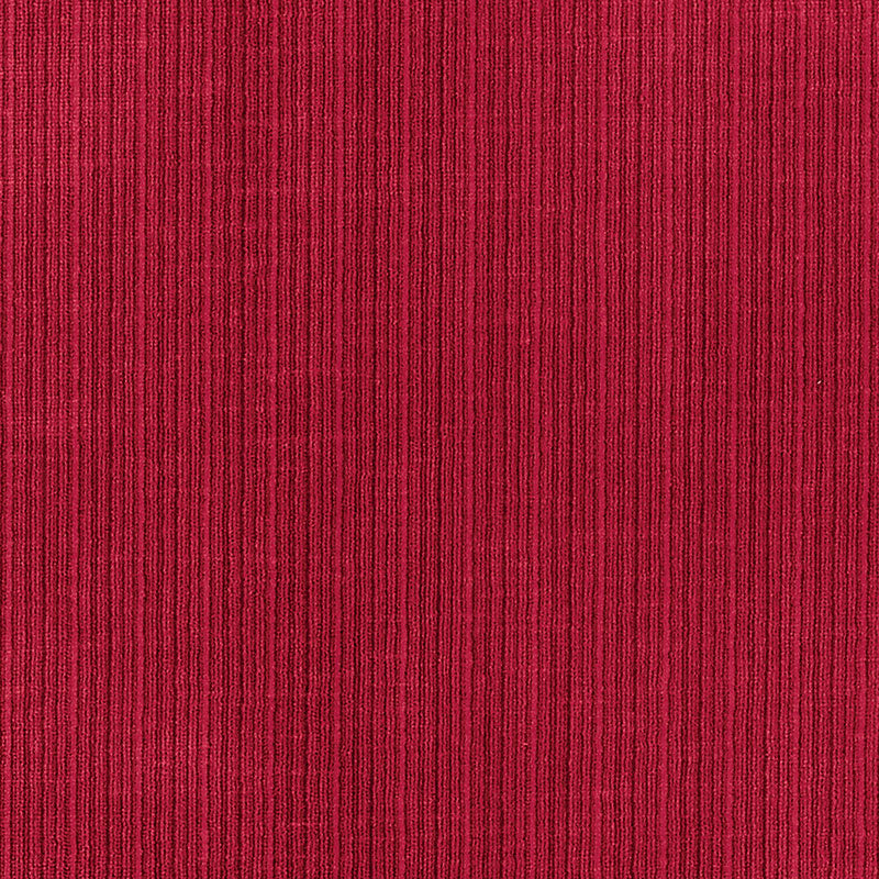 Schumacher Antique Strie Velvet Scarlet Fabric