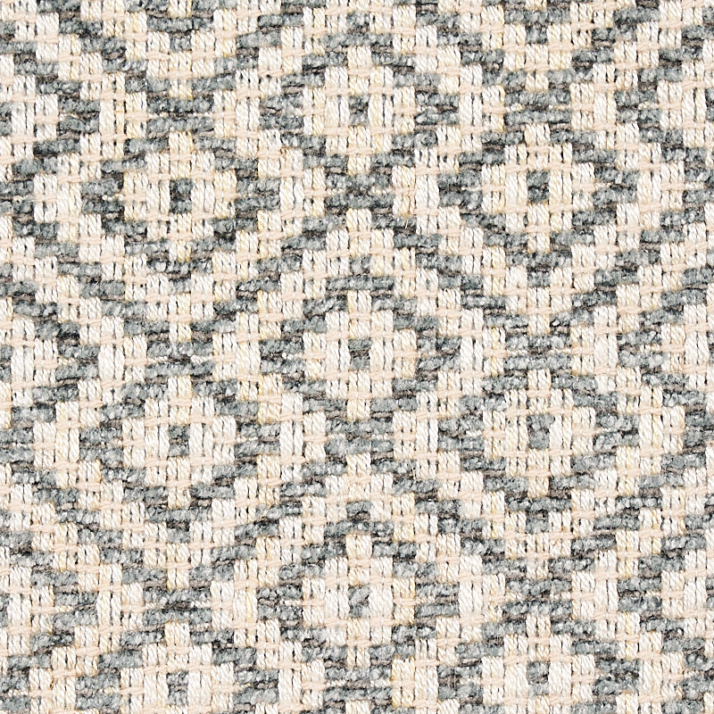 Schumacher Lessing Charcoal Fabric - Eade's Wallpaper