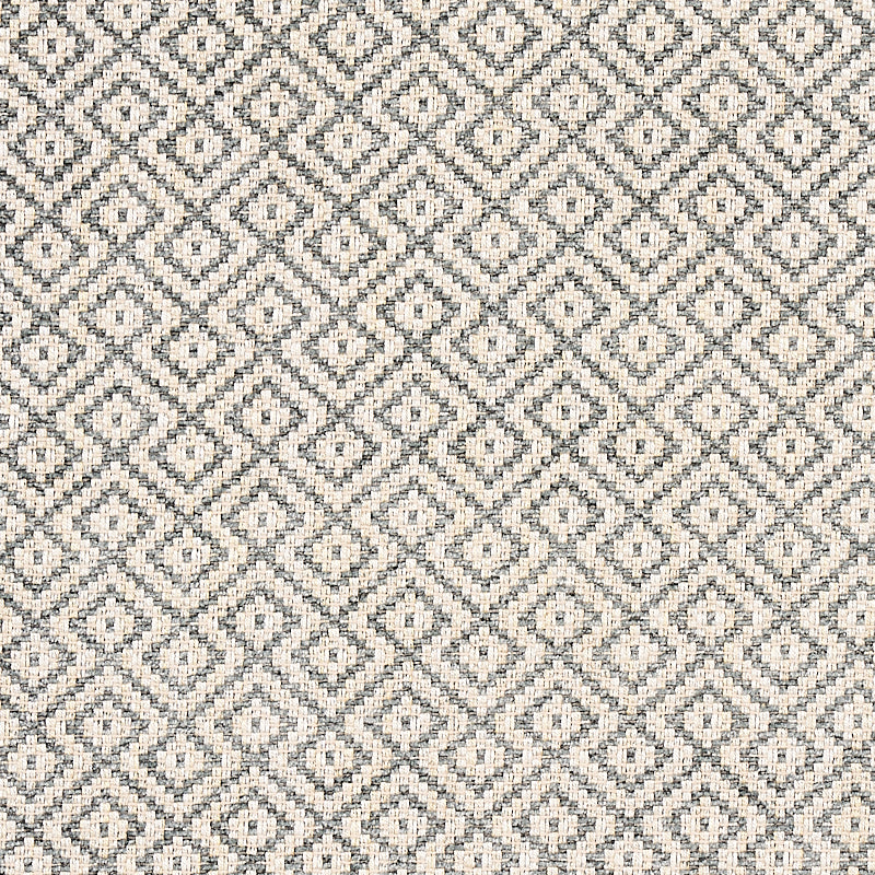 Schumacher Lessing Charcoal Fabric - Eade's Wallpaper