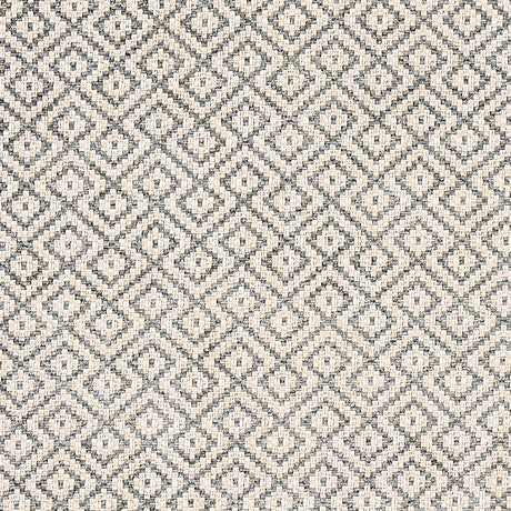 Schumacher Lessing Charcoal Fabric - Eade's Wallpaper