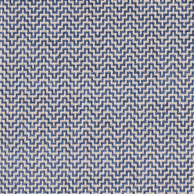 Schumacher Orwell Lapis Fabric - Eade's Wallpaper